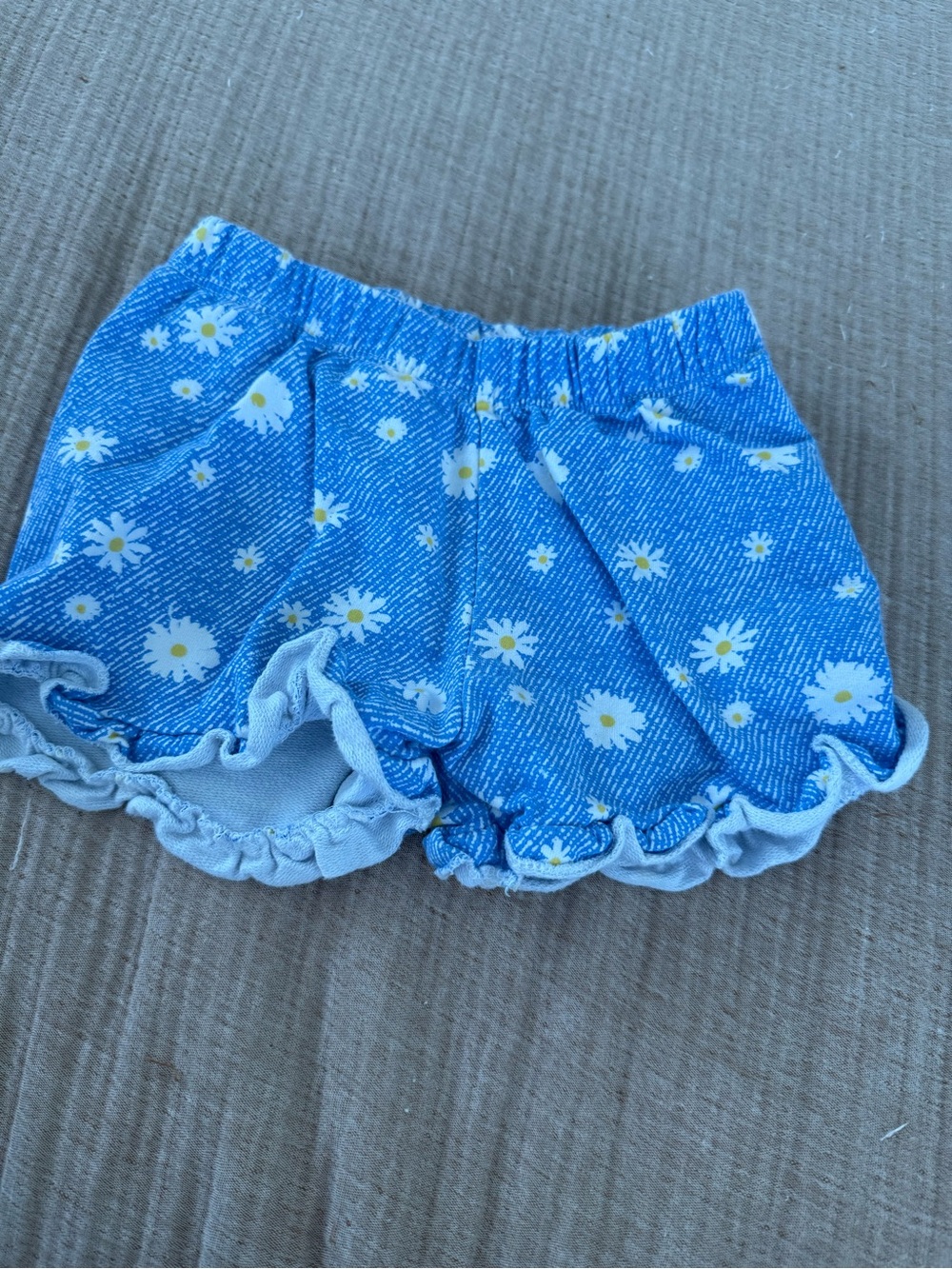 Disney Blue Daisy Ruffle Hem Shorts